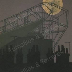 Manchester United Old Trafford Retro Fine Art Print