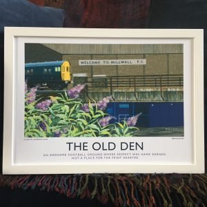 Millwall The Old Den Retro Fine Art Print