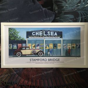 Chelsea Stamford Bridge Retro Fine Art Print