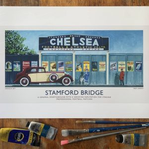 Alternative view of Chelsea. Stamford Bridge Fine Art Print