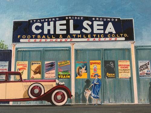 Retro Sporting Prints, Chelsea FC