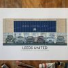 Leeds Elland Road Retro Fine Art Print