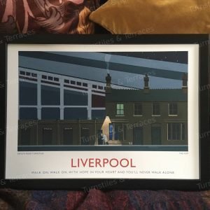 Liverpool Anfield Retro Fine Art Print