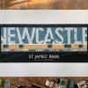 Newcastle St James Park, Retro Fine Art Print