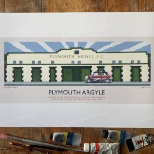 Plymouth. Home Park Fine Art Print