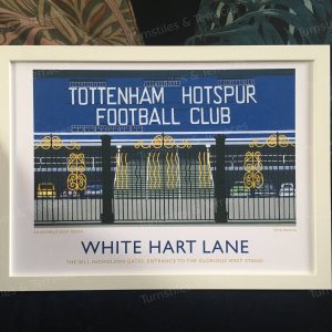 Tottenham White Hart Lane Retro Fine Art Print