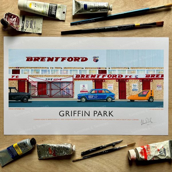 Brentford Griffin Park Fine Art Print