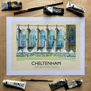 Cheltenham College Cricket Ground Fine Art Print