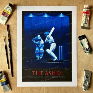 Cricket The Ashes Fine Art Print