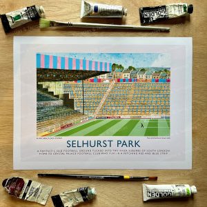 Retro Selhurst Park Fine Art Print