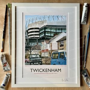 England-Twickenham-Framed