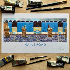 Manchester City Maine Road Fine Art Print